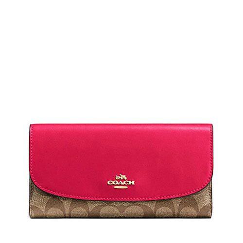 coach checkbook wallet