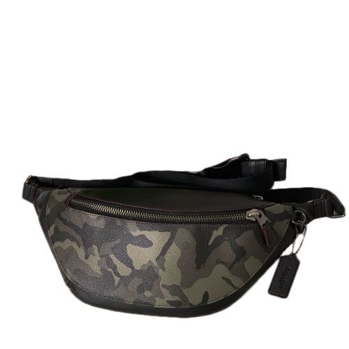 coach camo belt